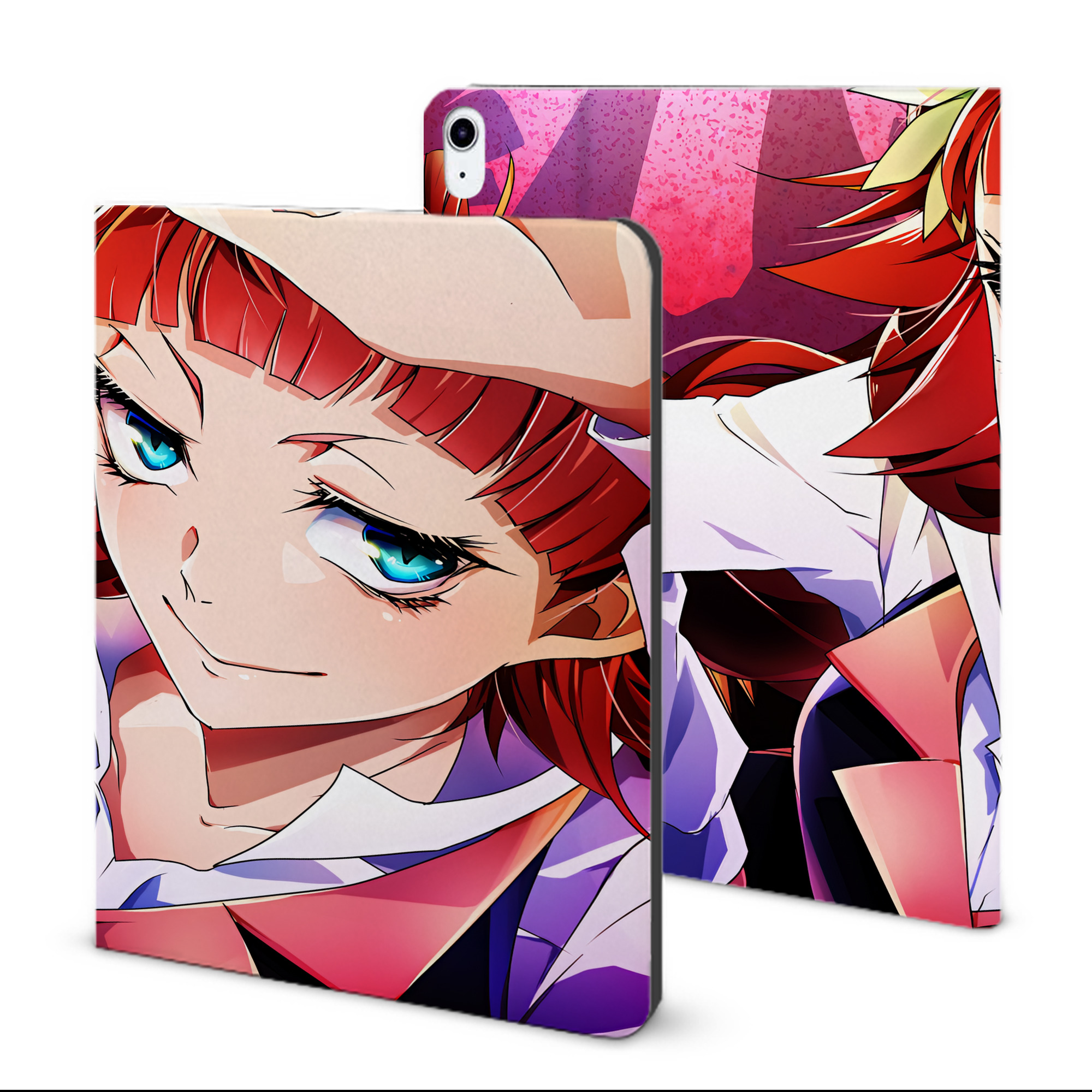（画像用） 文豪ストレイドッグス Bungo Stray Dogs IPad ケース ブック型 PUレザー TPU 耐衝撃 軽量 薄型 ペン収納なし 全面保護 IPad 各モデル対応
